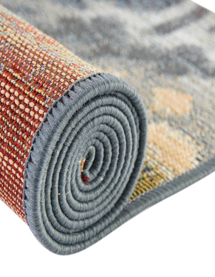 Detail image of 2' 7 x 10'  Washable Modern Indoor / Outdoor Runner Rug