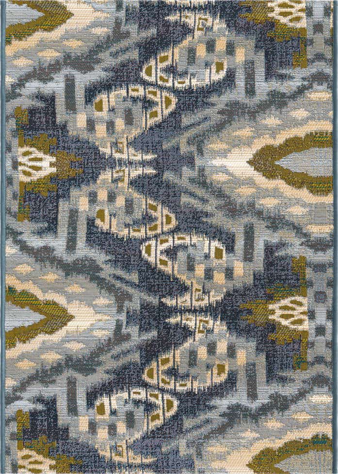 2' x 6' Easy-Clean Modern Indoor / Outdoor Runner Rug