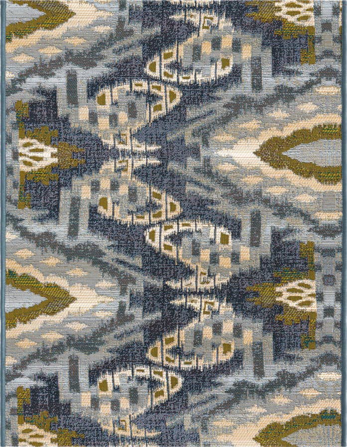 Detail image of 2' x 6' Easy-Clean Modern Indoor / Outdoor Runner Rug