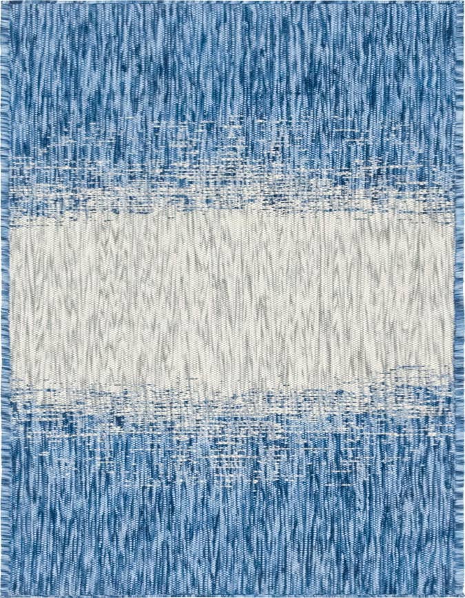 Detail image of 2' x 6' Easy-Clean Modern Indoor / Outdoor Runner Rug