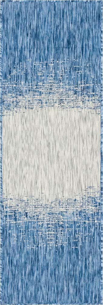 2' x 6' Easy-Clean Modern Indoor / Outdoor Runner Rug