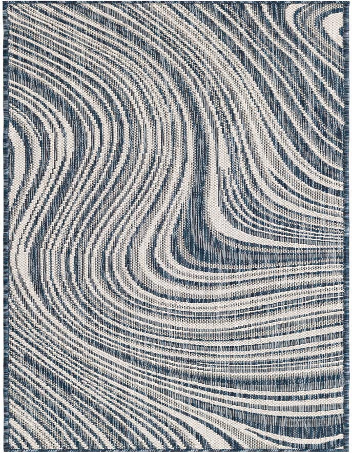 Detail image of 2' x 6' Easy-Clean Modern Indoor / Outdoor Runner Rug