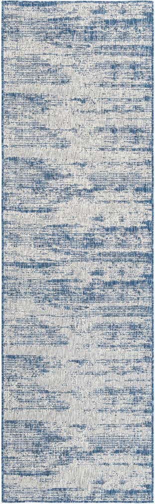 2' 7 x 10' Easy-Clean Modern Indoor / Outdoor Runner Rug