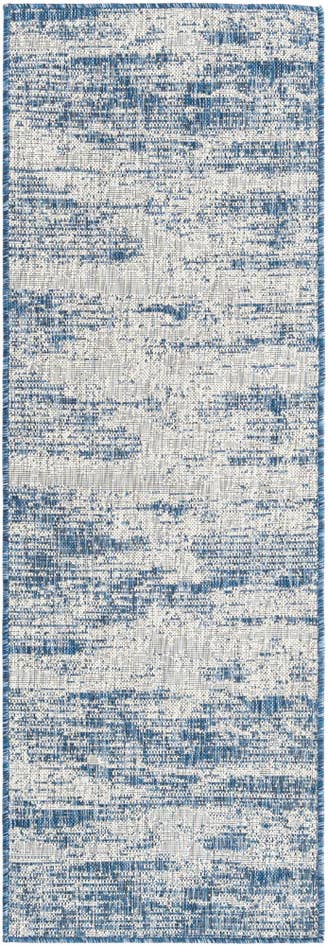 Detail image of 2' x 6' Easy-Clean Modern Indoor / Outdoor Runner Rug