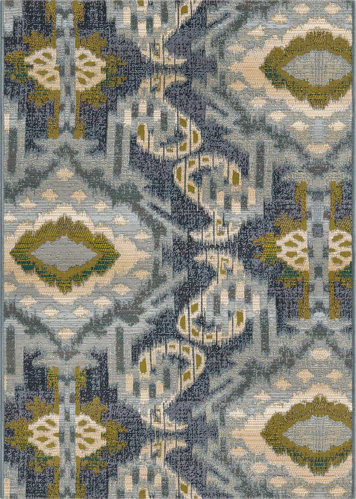 2' 7 x 5' 3 Easy-Clean Modern Indoor / Outdoor Runner Rug