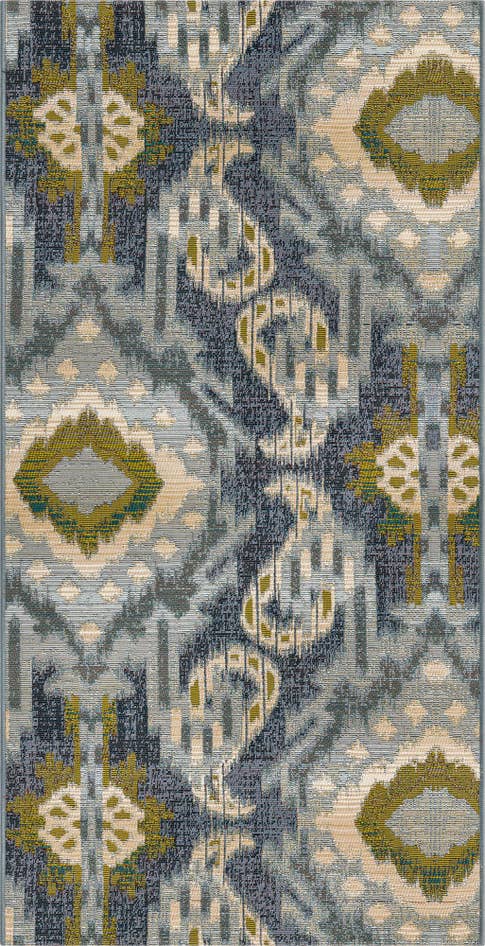 Detail image of 2' 7 x 5' 3 Easy-Clean Modern Indoor / Outdoor Runner Rug