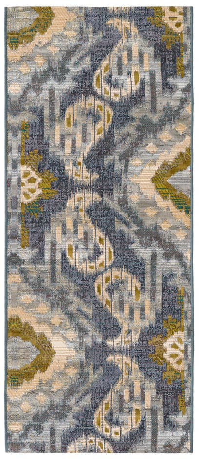 Detail image of 2' x 5' Easy-Clean Modern Indoor / Outdoor Runner Rug