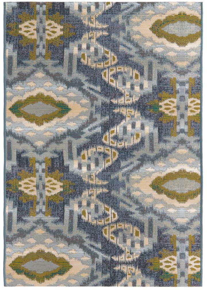 2' 7 x 7' Easy-Clean Modern Indoor / Outdoor Runner Rug