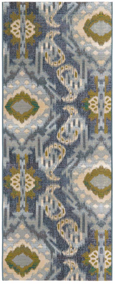 Detail image of 2' 7 x 7' Easy-Clean Modern Indoor / Outdoor Runner Rug