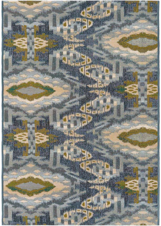 2' 7 x 9' Easy-Clean Modern Indoor / Outdoor Runner Rug