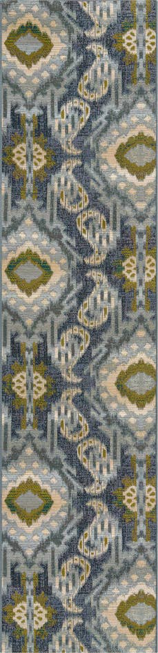 Detail image of 2' 7 x 11' Easy-Clean Modern Indoor / Outdoor Runner Rug