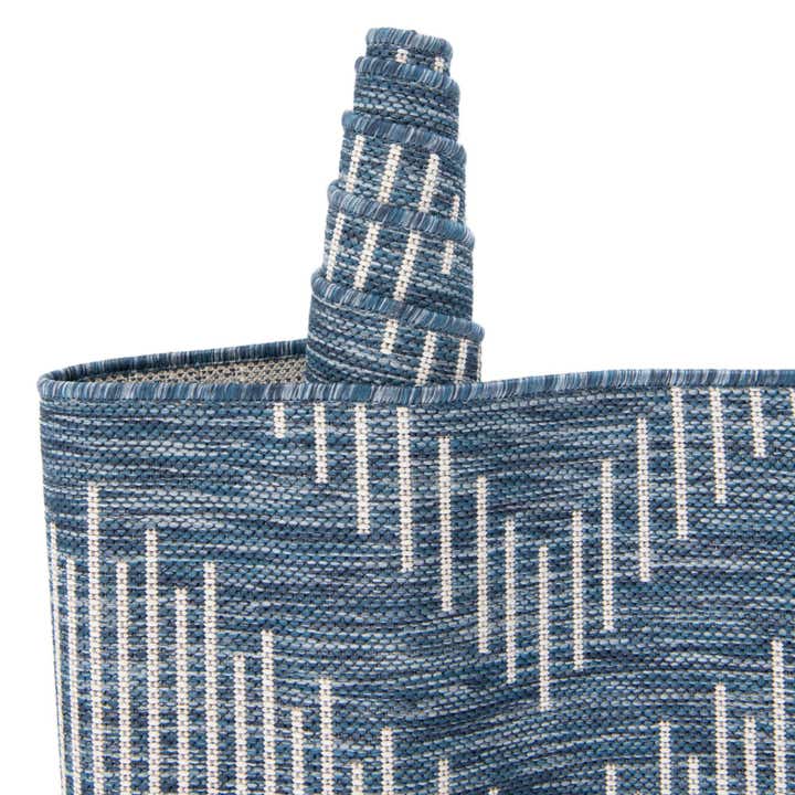 3' 3 x 14' Easy-Clean Modern Indoor / Outdoor Runner Rug