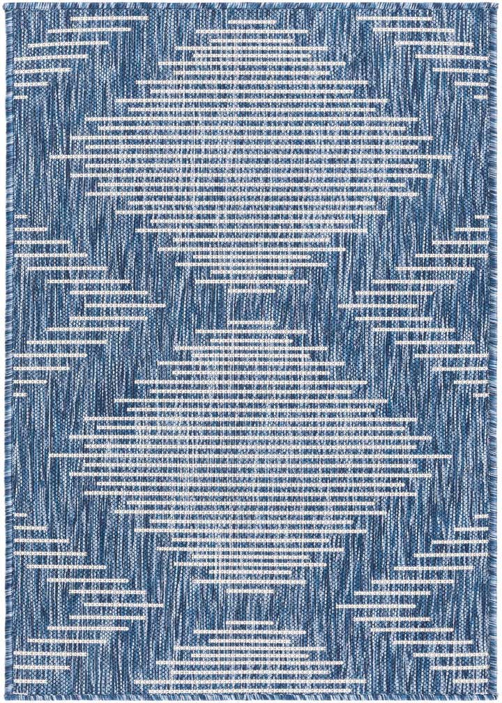 2' x 4' Easy-Clean Modern Indoor / Outdoor Runner Rug
