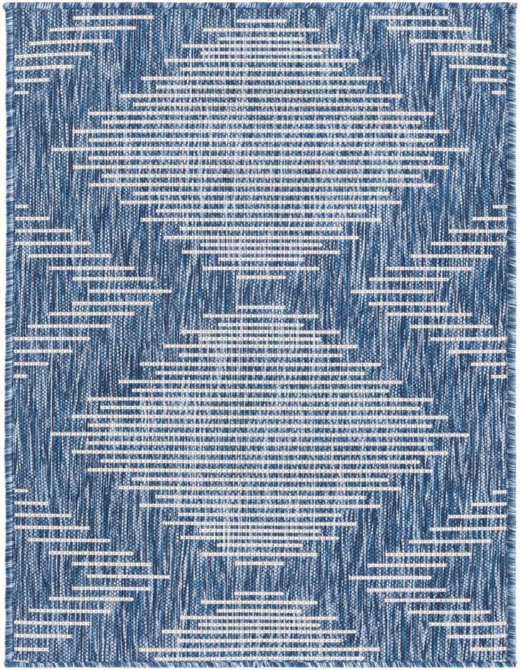 Detail image of 2' x 4' Easy-Clean Modern Indoor / Outdoor Runner Rug