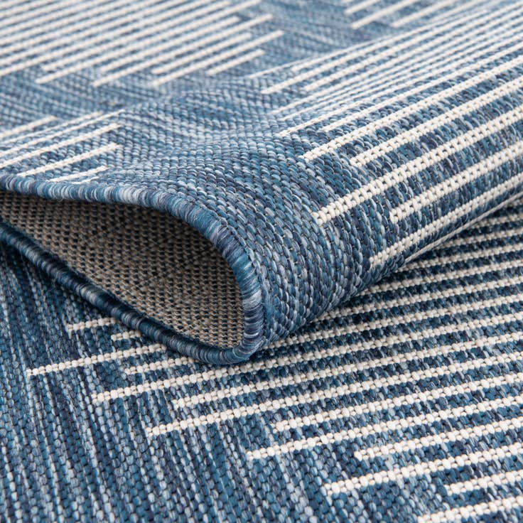 Detail image of 2' x 8' Easy-Clean Modern Indoor / Outdoor Runner Rug