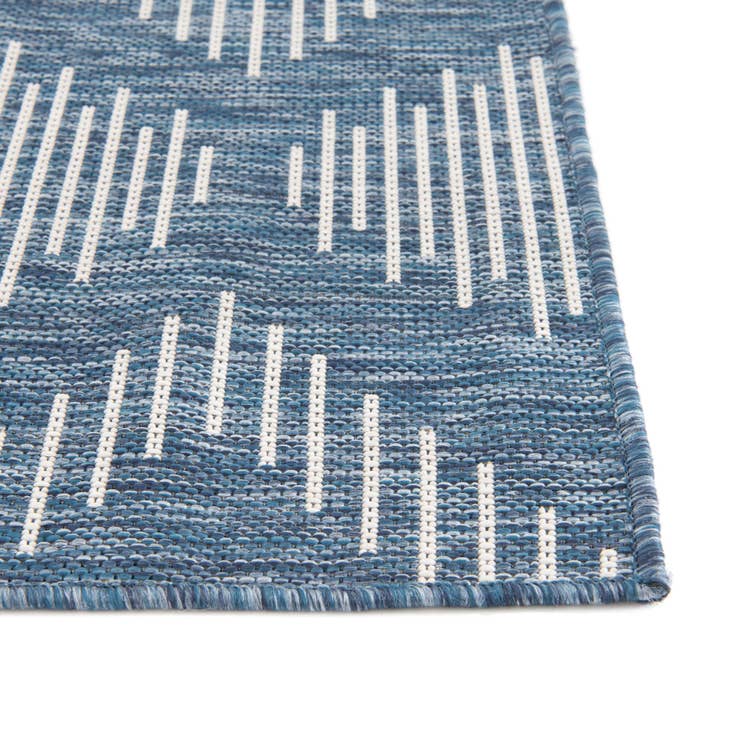 Detail image of 2' x 8' Easy-Clean Modern Indoor / Outdoor Runner Rug