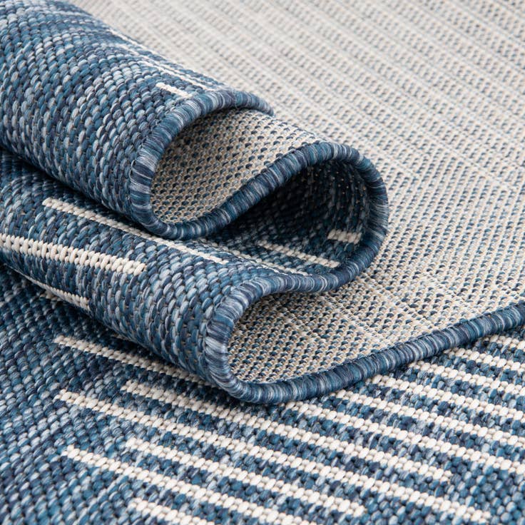 Detail image of 2' x 8' Easy-Clean Modern Indoor / Outdoor Runner Rug
