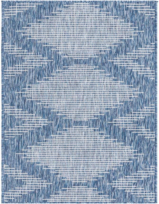2' x 6' Easy-Clean Modern Indoor / Outdoor Runner Rug