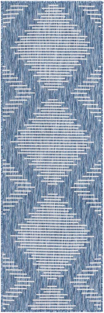 2' x 6' Easy-Clean Modern Indoor / Outdoor Runner Rug