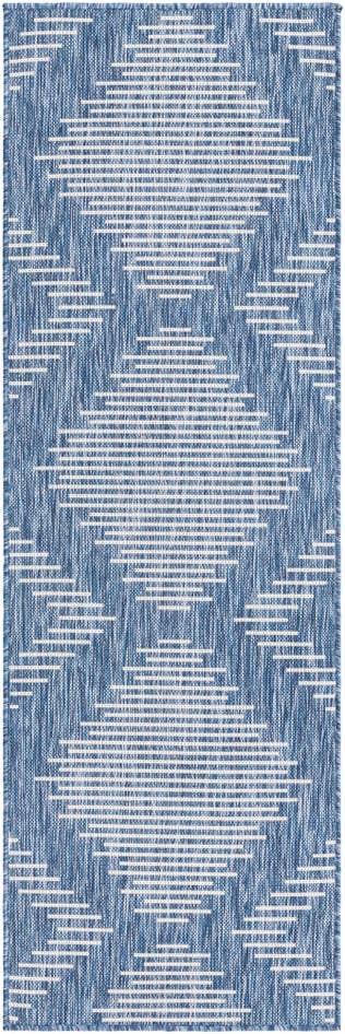 Detail image of 2' x 6' Easy-Clean Modern Indoor / Outdoor Runner Rug