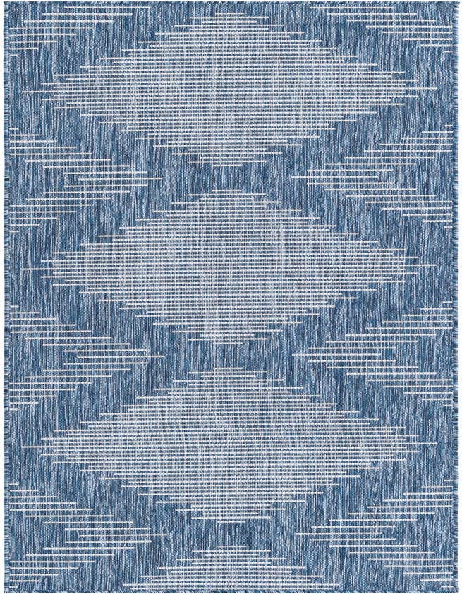 Detail image of 2' x 8' Easy-Clean Modern Indoor / Outdoor Runner Rug