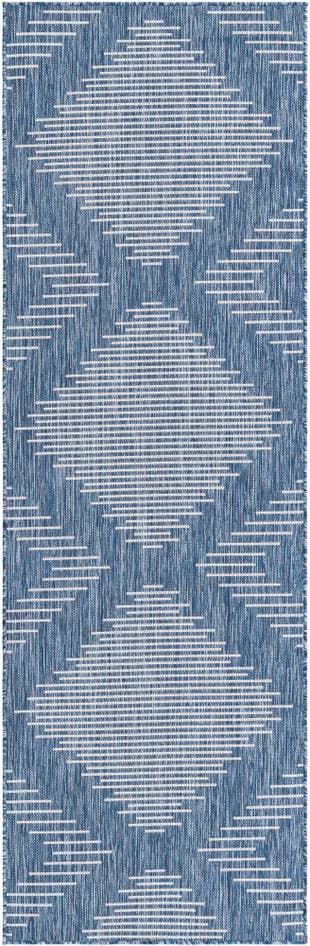 Detail image of 2' x 8' Easy-Clean Modern Indoor / Outdoor Runner Rug