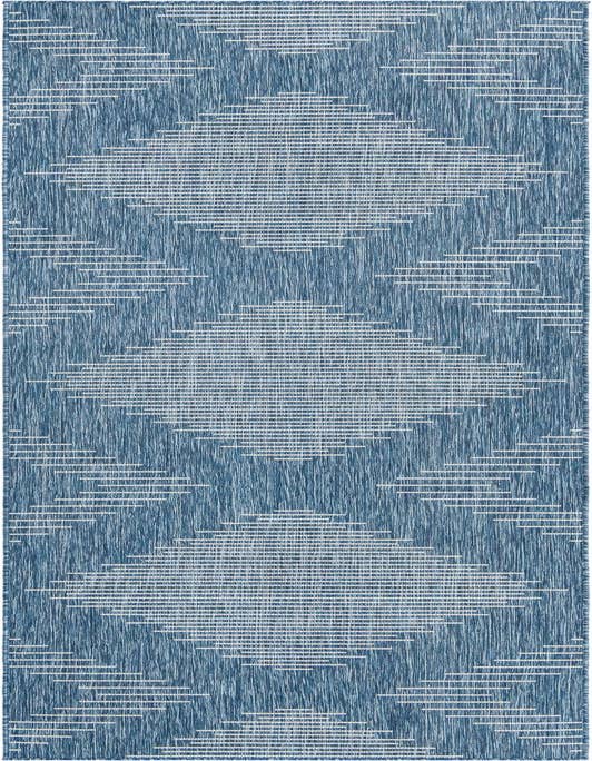 Detail image of 2' 7 x 12' Easy-Clean Modern Indoor / Outdoor Runner Rug