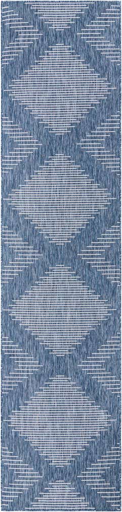 3' 3 x 14' Easy-Clean Modern Indoor / Outdoor Runner Rug