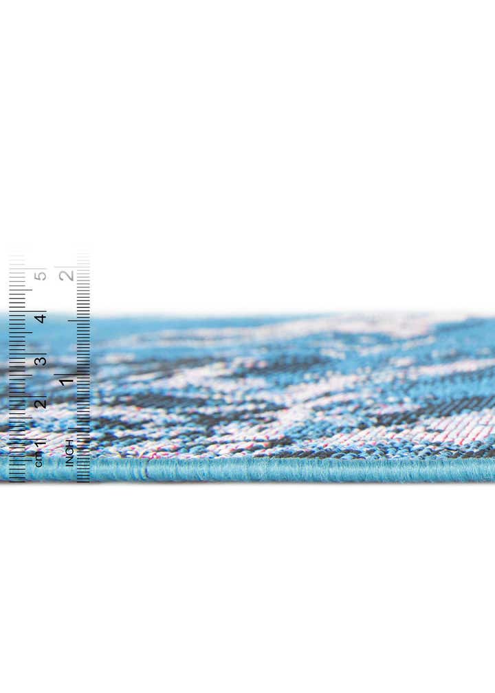 2' x 5' 1 Easy-Clean Modern Indoor / Outdoor Runner Rug