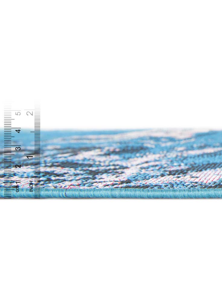 Detail image of 2' x 5' 1  Washable Modern Indoor / Outdoor Runner Rug