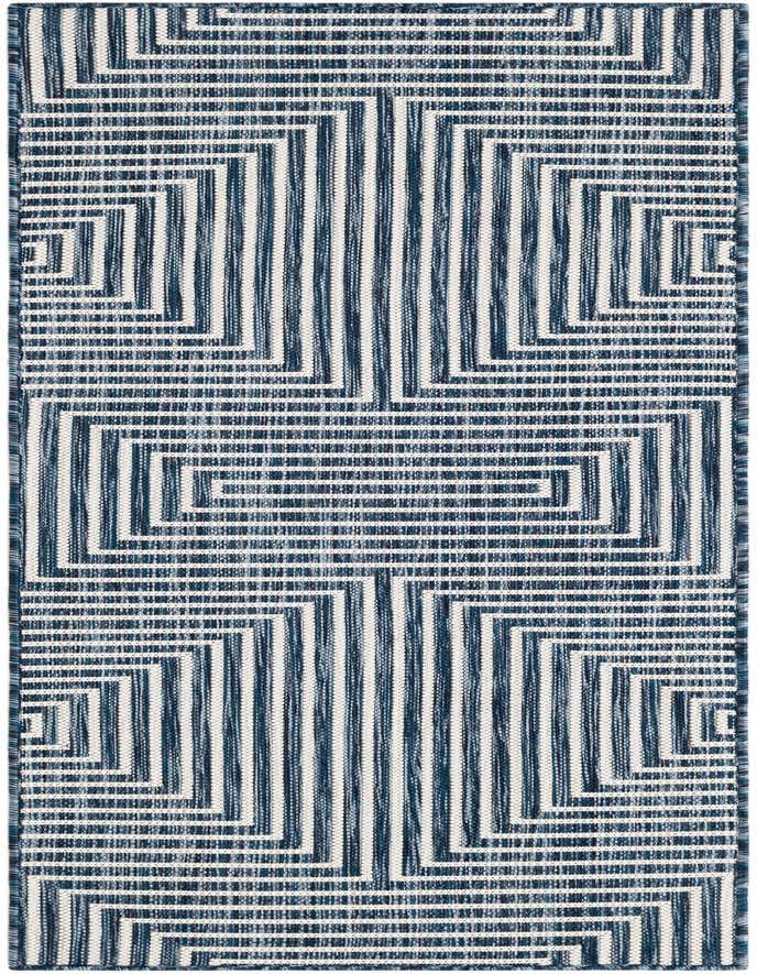 2' x 6' Easy-Clean Modern Indoor / Outdoor Runner Rug