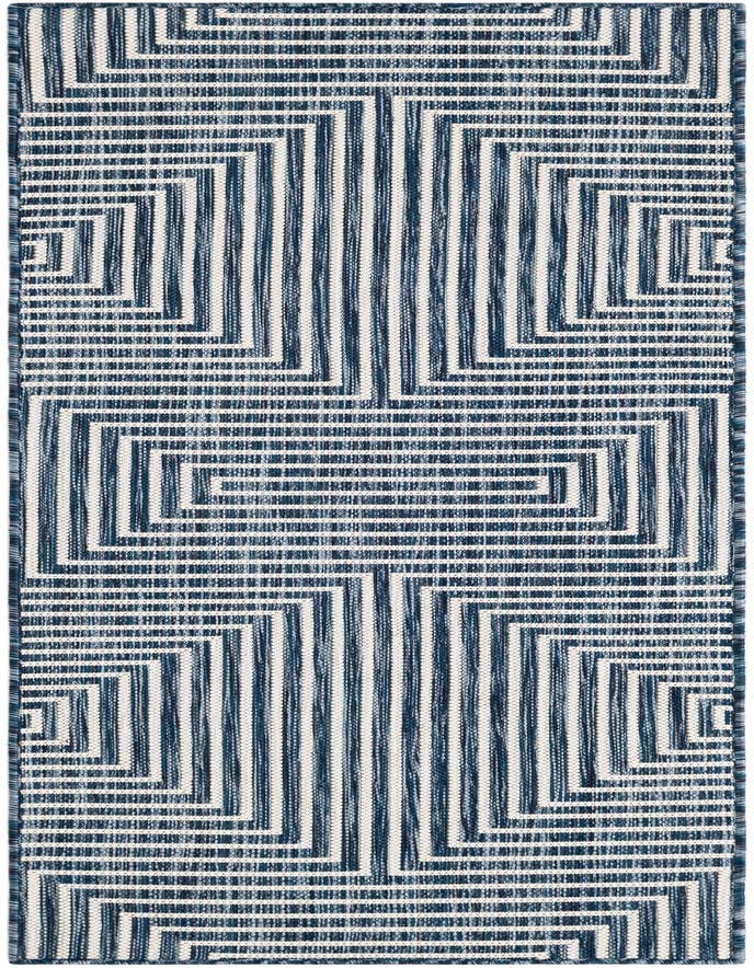 Detail image of 2' x 6' Easy-Clean Modern Indoor / Outdoor Runner Rug
