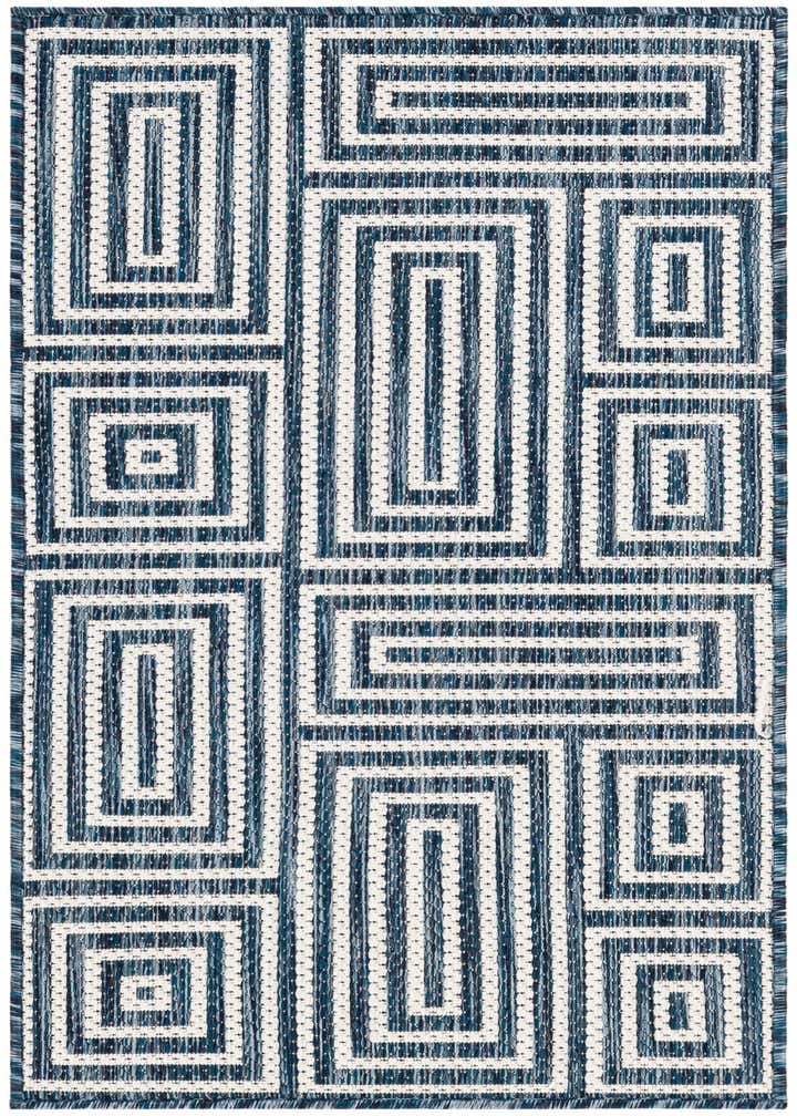 2' x 4' Easy-Clean Modern Indoor / Outdoor Runner Rug