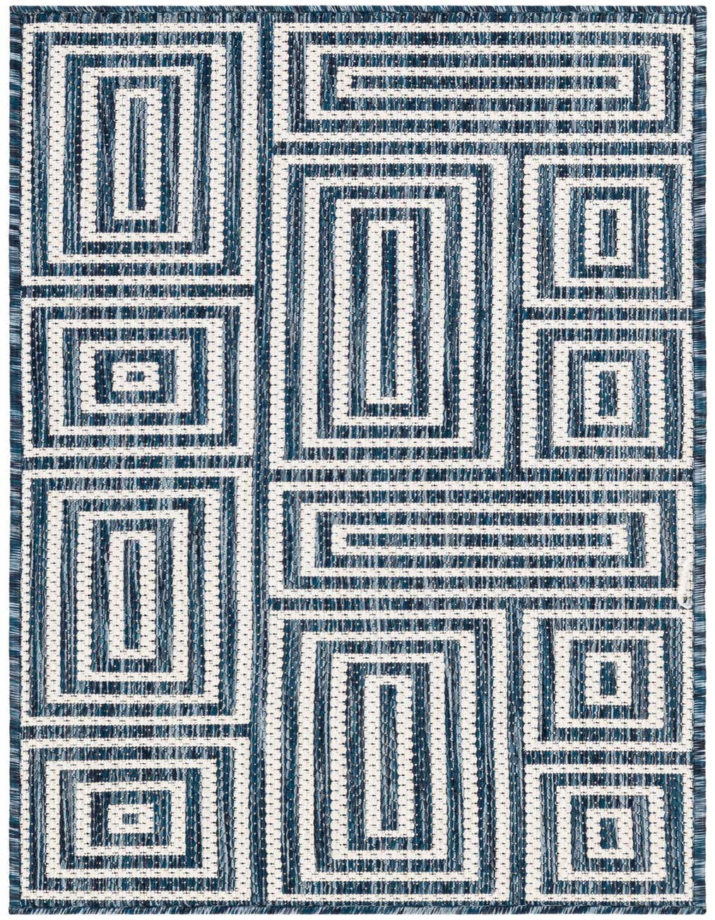2' x 4' Easy-Clean Modern Indoor / Outdoor Runner Rug