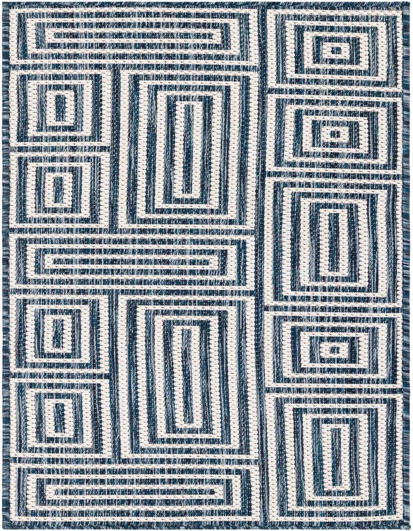 2' x 5' 3 Easy-Clean Modern Indoor / Outdoor Runner Rug