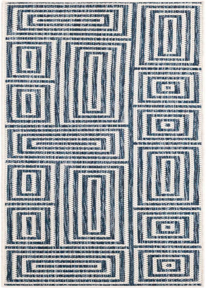 2' x 6' Easy-Clean Modern Indoor / Outdoor Runner Rug