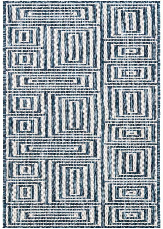 2' x 8' Easy-Clean Modern Indoor / Outdoor Runner Rug