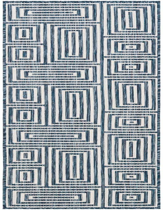 2' x 8' Easy-Clean Modern Indoor / Outdoor Runner Rug