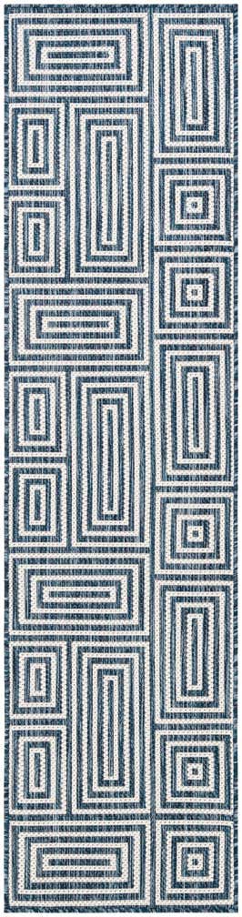 2' x 8' Easy-Clean Modern Indoor / Outdoor Runner Rug