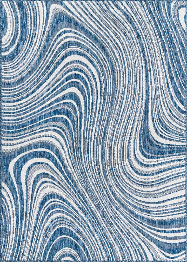 4' x 9' Easy-Clean Modern Indoor / Outdoor Runner Rug