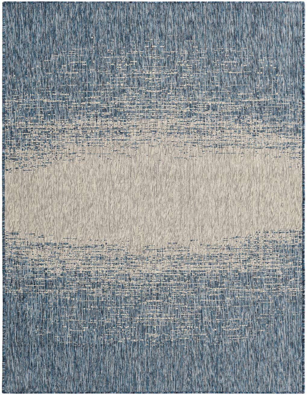 4' x 8' Easy-Clean Modern Indoor / Outdoor Runner Rug