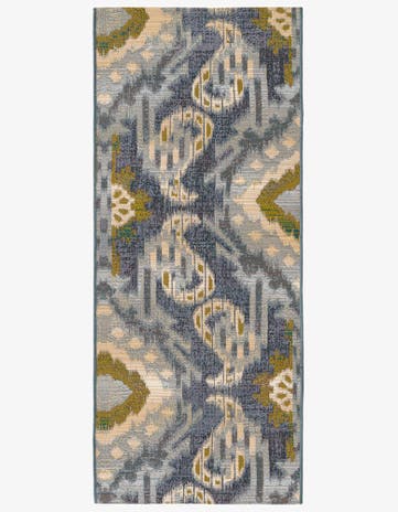 2' x 5' Easy-Clean Modern Indoor / Outdoor Runner Rug