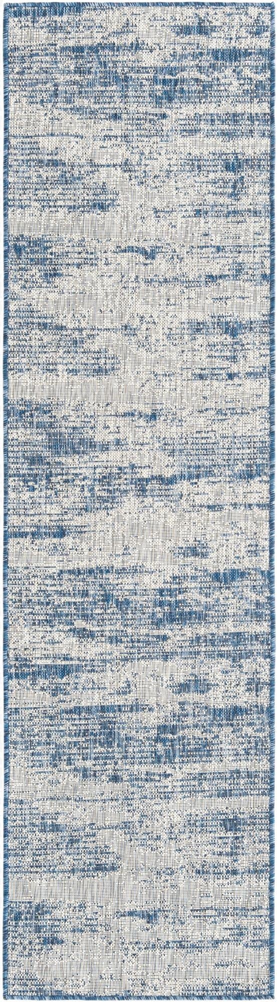 Primary image 2' x 8'  Washable Modern Indoor / Outdoor Runner Rug