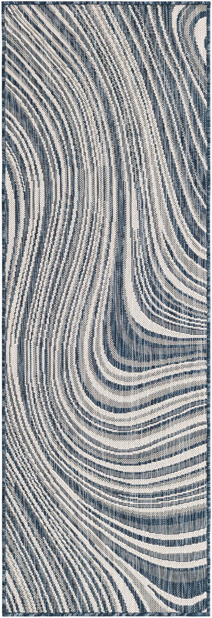 2' x 6'  Washable Modern Indoor / Outdoor Runner Rug