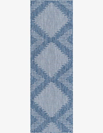 2' x 8' Easy-Clean Modern Indoor / Outdoor Runner Rug