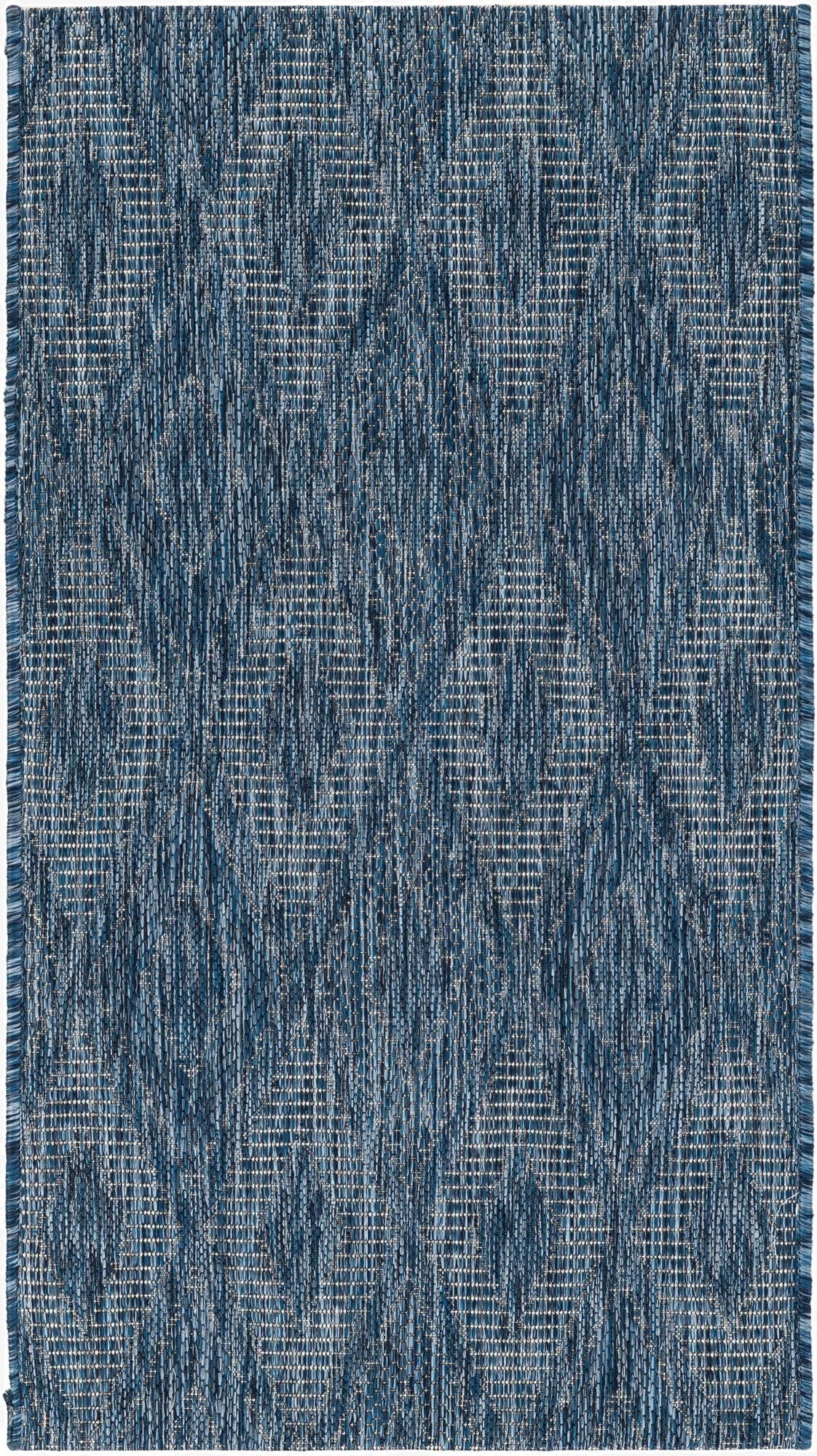 2' x 3' 7 Easy-Clean Modern Indoor / Outdoor Runner Rug