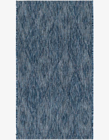 2' x 3' 7 Easy-Clean Modern Indoor / Outdoor Runner Rug