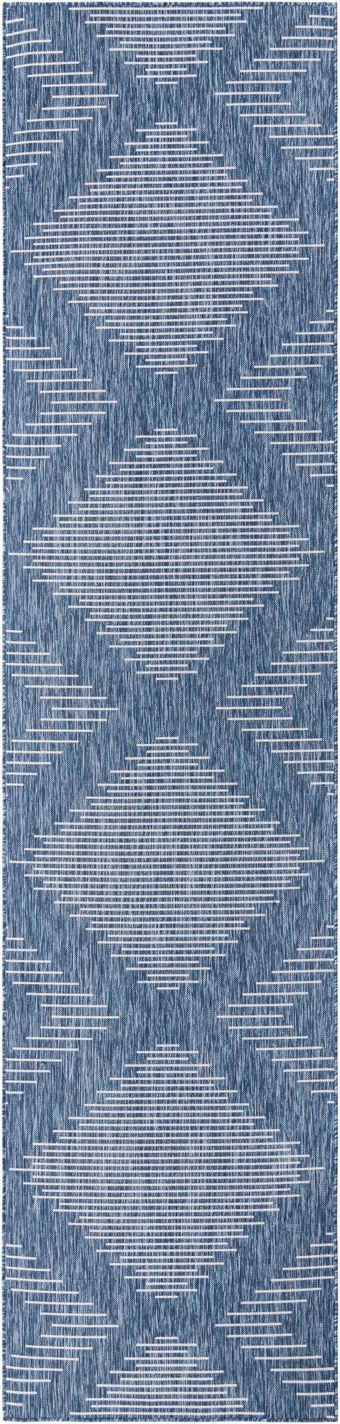 3' 3 x 14'  Washable Modern Indoor / Outdoor Runner Rug