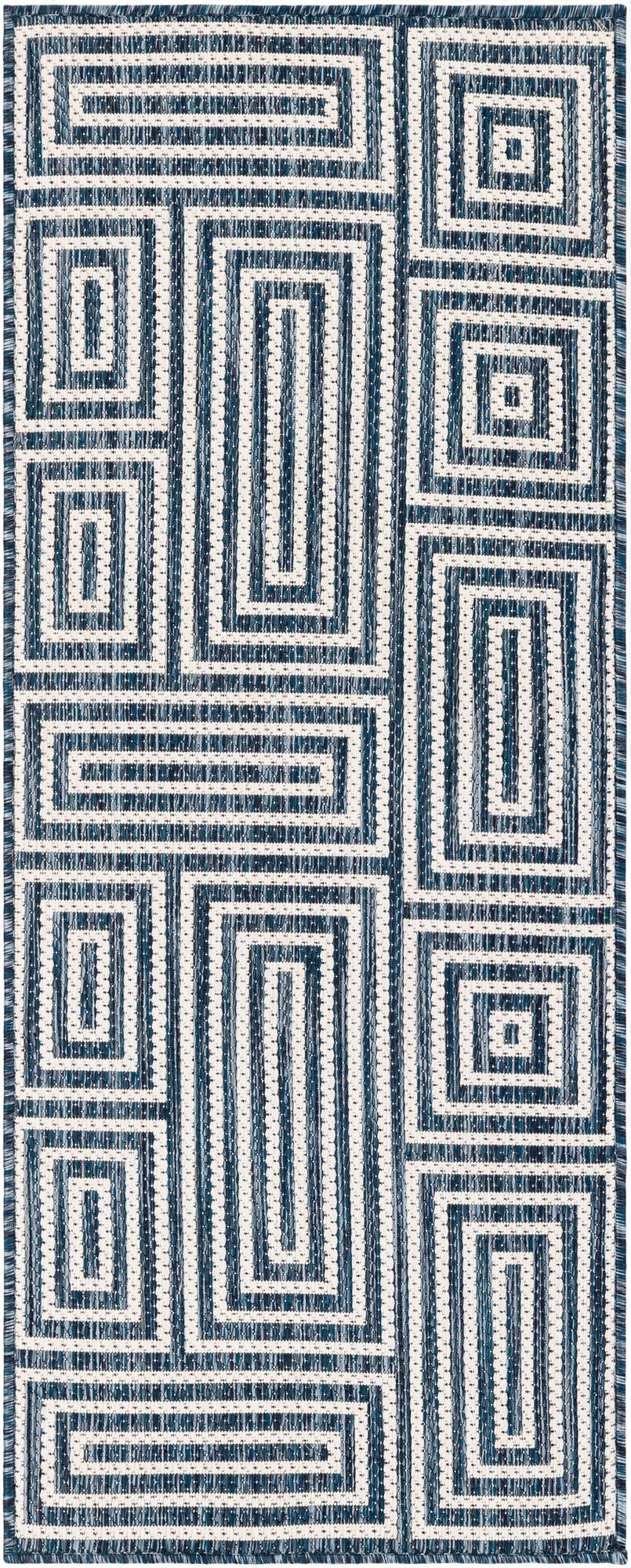 2' x 5' 3  Washable Modern Indoor / Outdoor Runner Rug