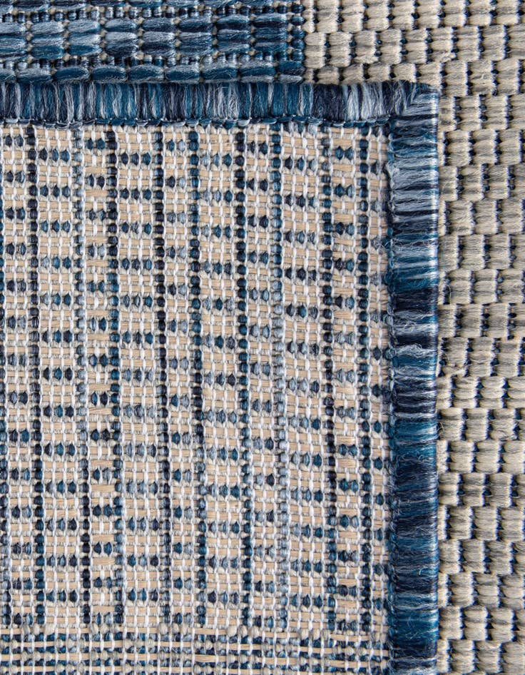 Detail image of 2' x 6' Washable Ribbon Indoor / Outdoor Runner Rug